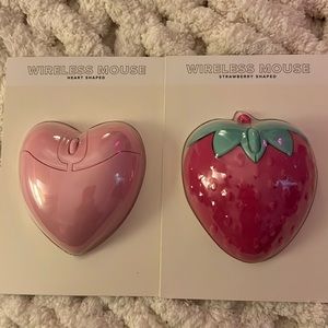 New with tags target heart & strawberry wireless mouse 💘🍓🐁 MAC & PC